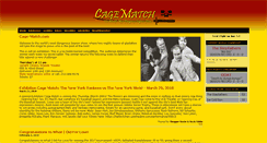 Desktop Screenshot of cage-match.com